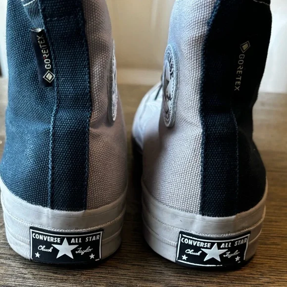 Converse Chuck 70‎ High Top Sneakers Light Grey Canvas Unisex Men 9 / Women 11 - Picture 3 of 10